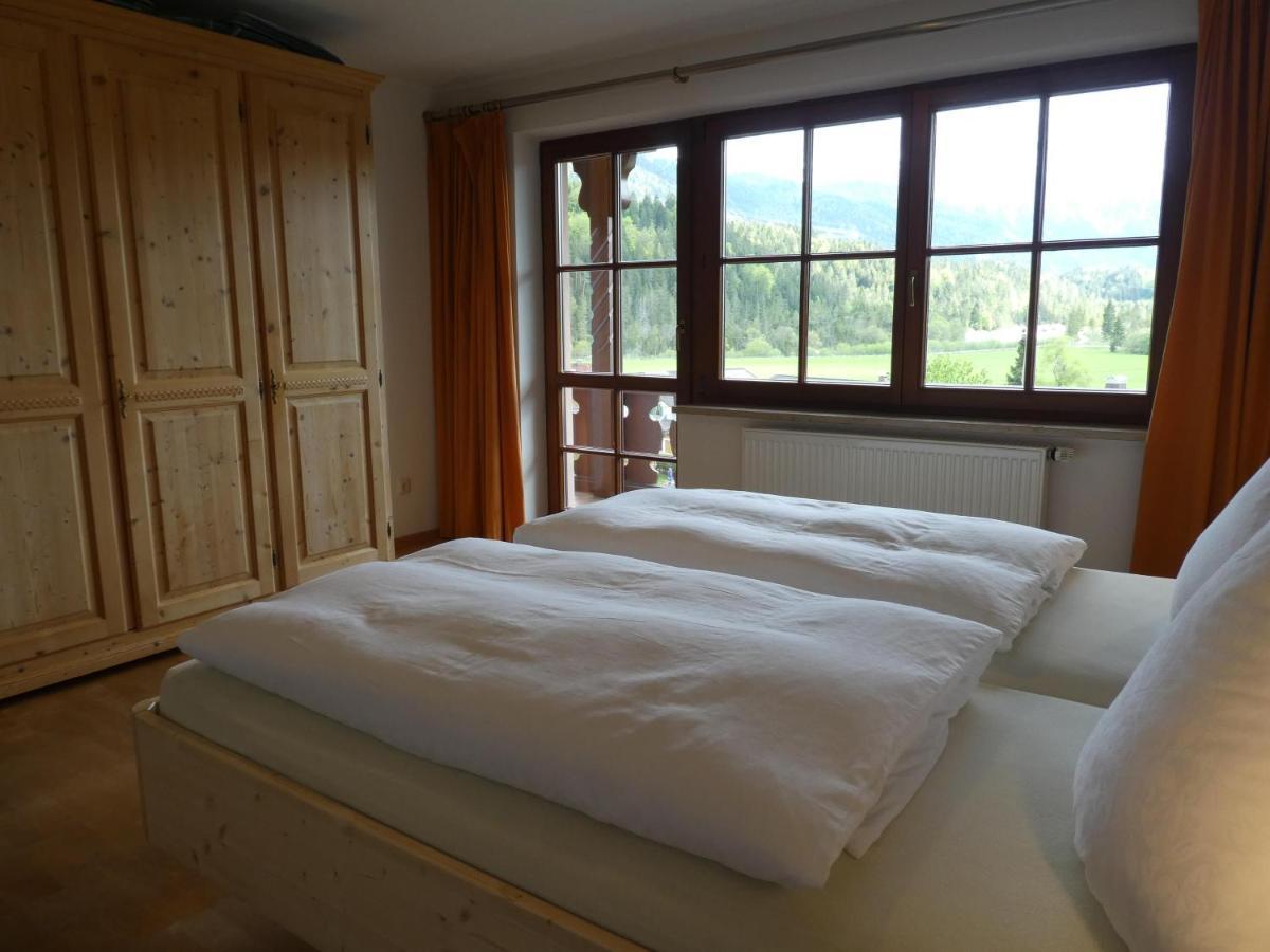 Haus Abendsonne Ferienwohnung Schuster Krün Esterno foto