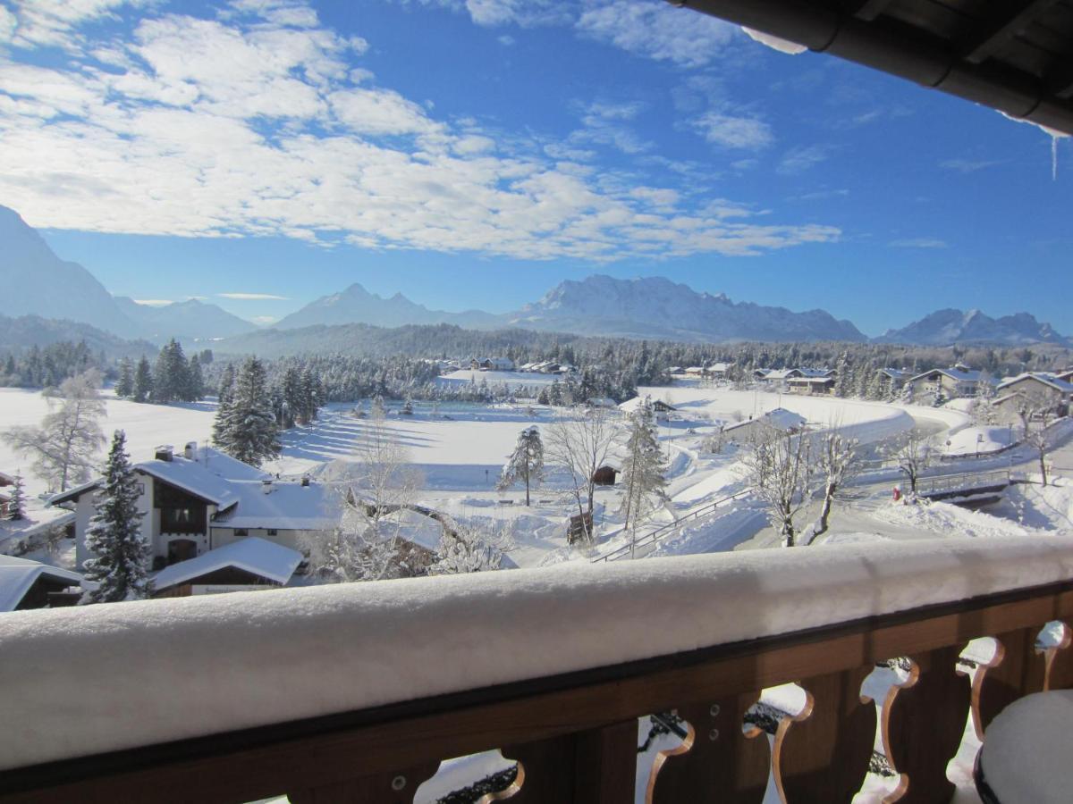 Haus Abendsonne Ferienwohnung Schuster Krün Esterno foto